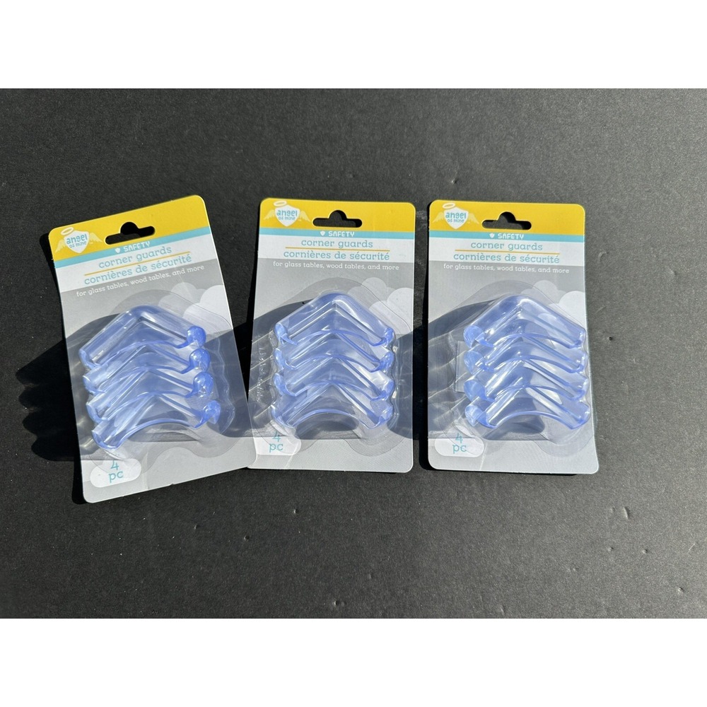 New 12 Pcs for Glass or Wood Tables Protector, Corner Guards for Baby~ US Seller